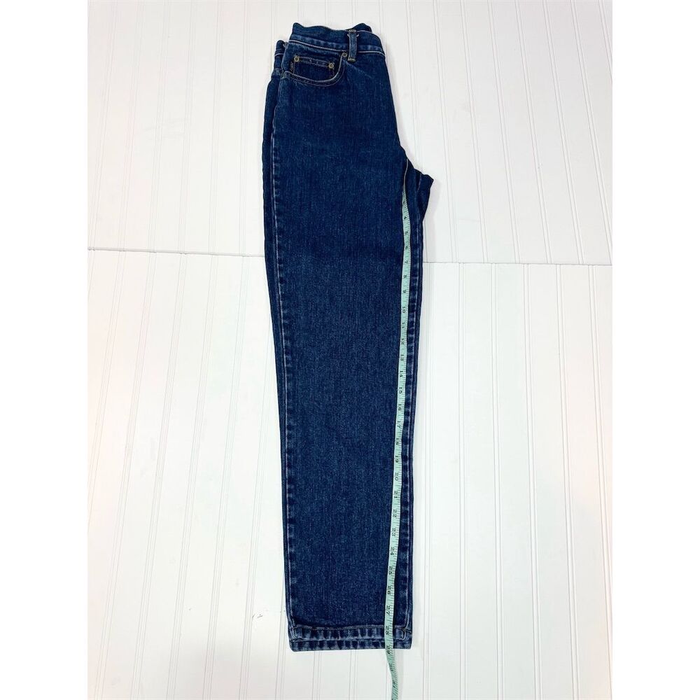 Lauren Jeans Co. Women's Petite High-Rise Straight Leg Jeans Blue - Picture 11 of 12